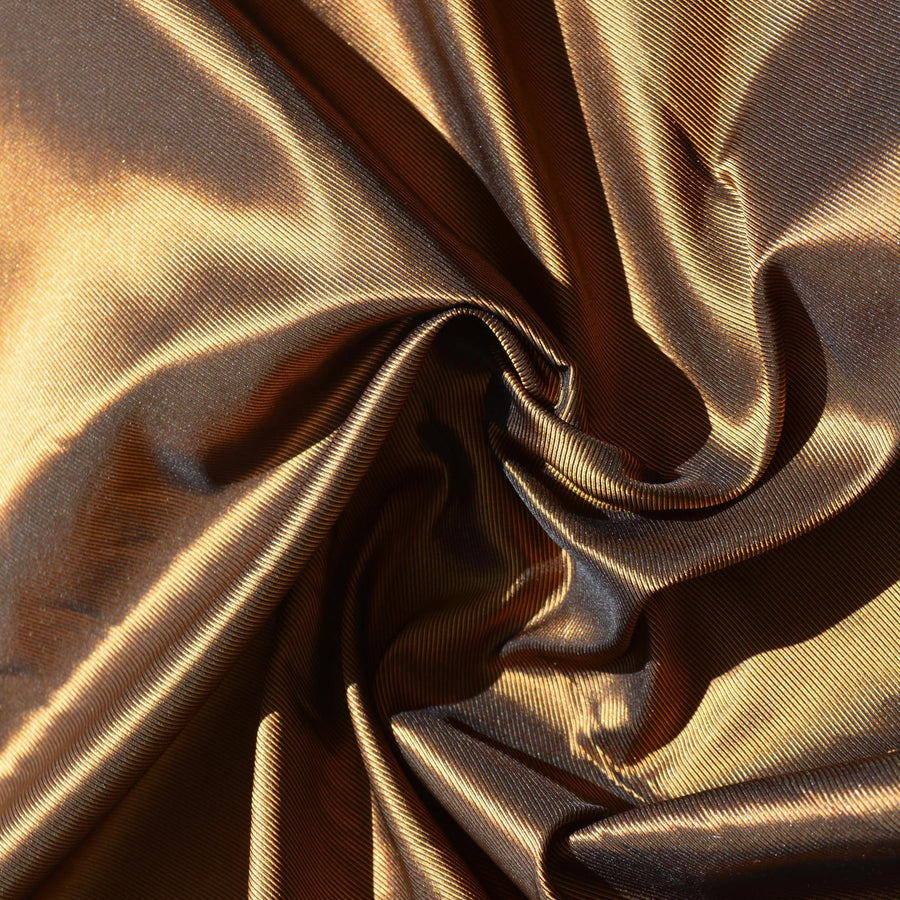Gold Two-Tone Faille Taffeta Fabric | Designer Deadstock | By the Yard