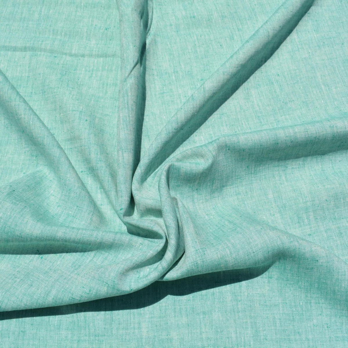 Light Green Linen Fabric | 100% Midweight Linen Solid Weave 60" Wide | Linen Yardage for Clothing, Summer Dresses, Home 