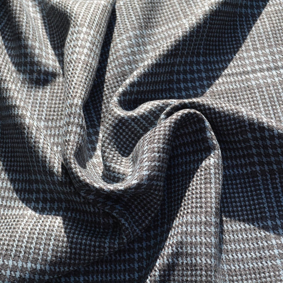 Winter Lightweight Wool Tweed Fabric | 100% Designer Wool, 62" Wide | Luxury Suiting, Jackets, Coats, Apparel Fabric