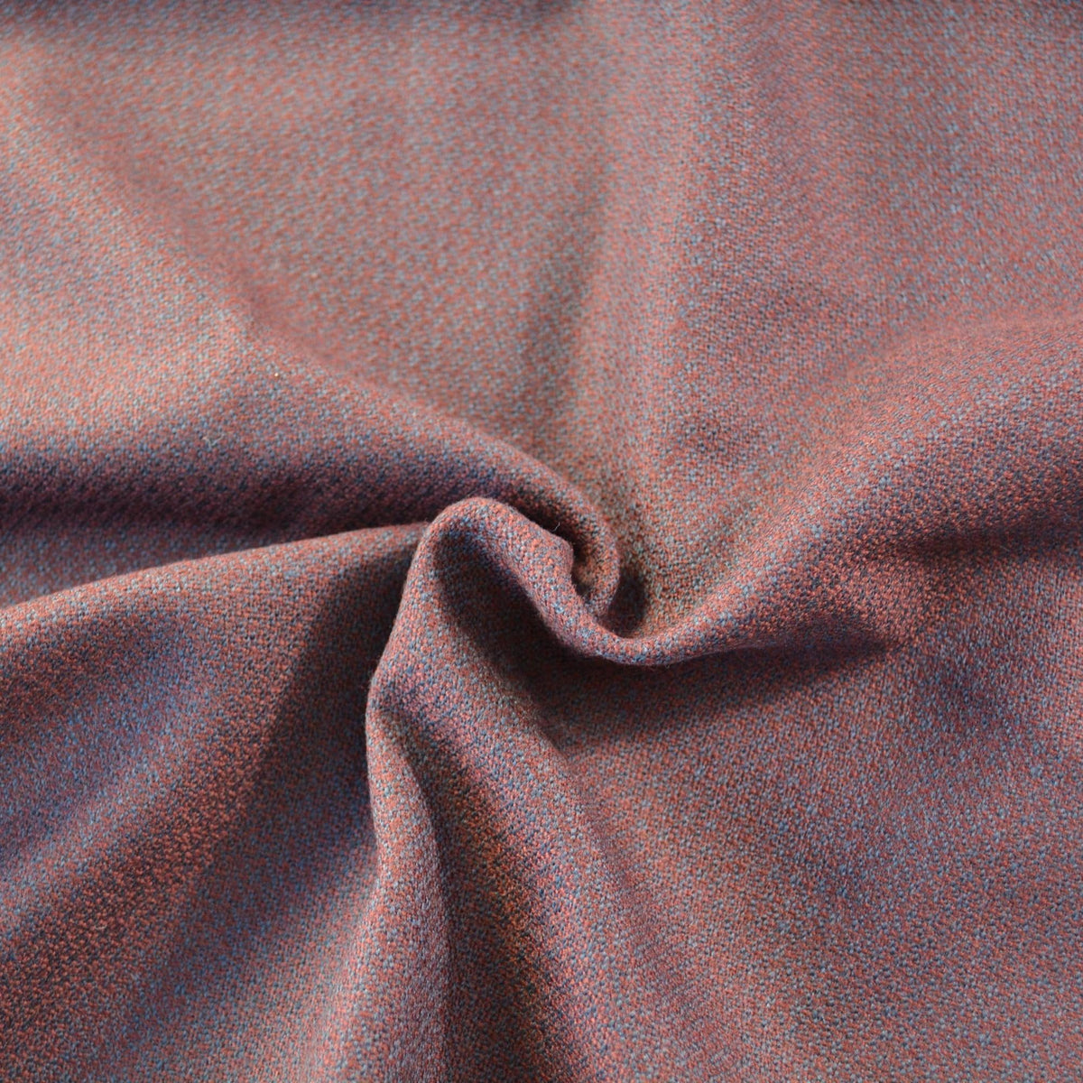 Luxury Wool Blend | Wool Cashmere Coating | Navy and brown | Designer Fabric Yardage |By the Yard