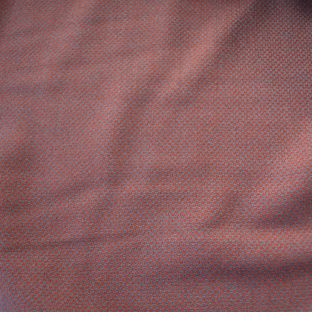 Luxury Wool Blend | Wool Cashmere Coating | Red and gray | Designer Fabric Yardage |By the Yard