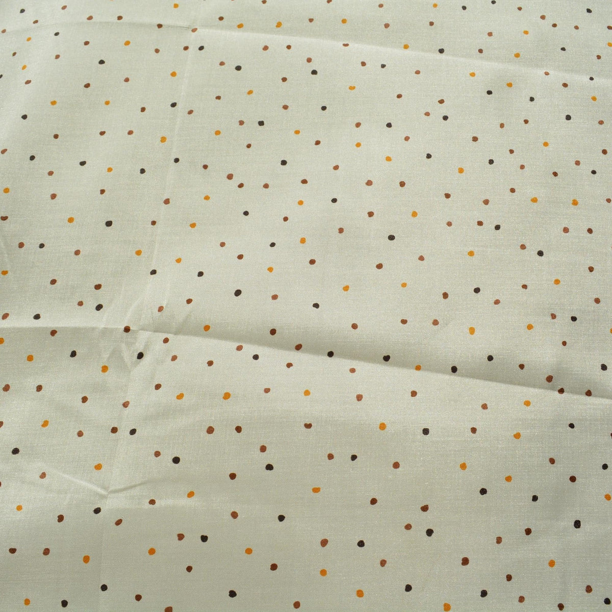 Ivory dotted Taffeta Fabric | Vintage Deadstock | By the Yard
