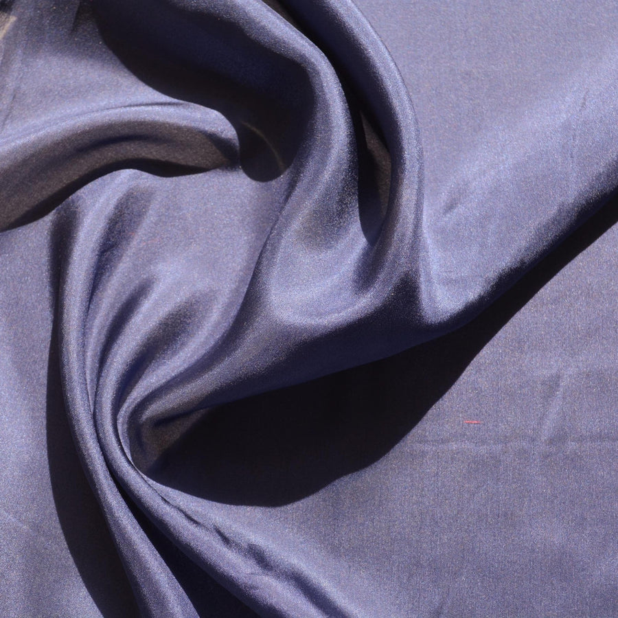 Silk Habotai China Silk Fabric Navy Lightweight 44 Inch Wide | By the Yard