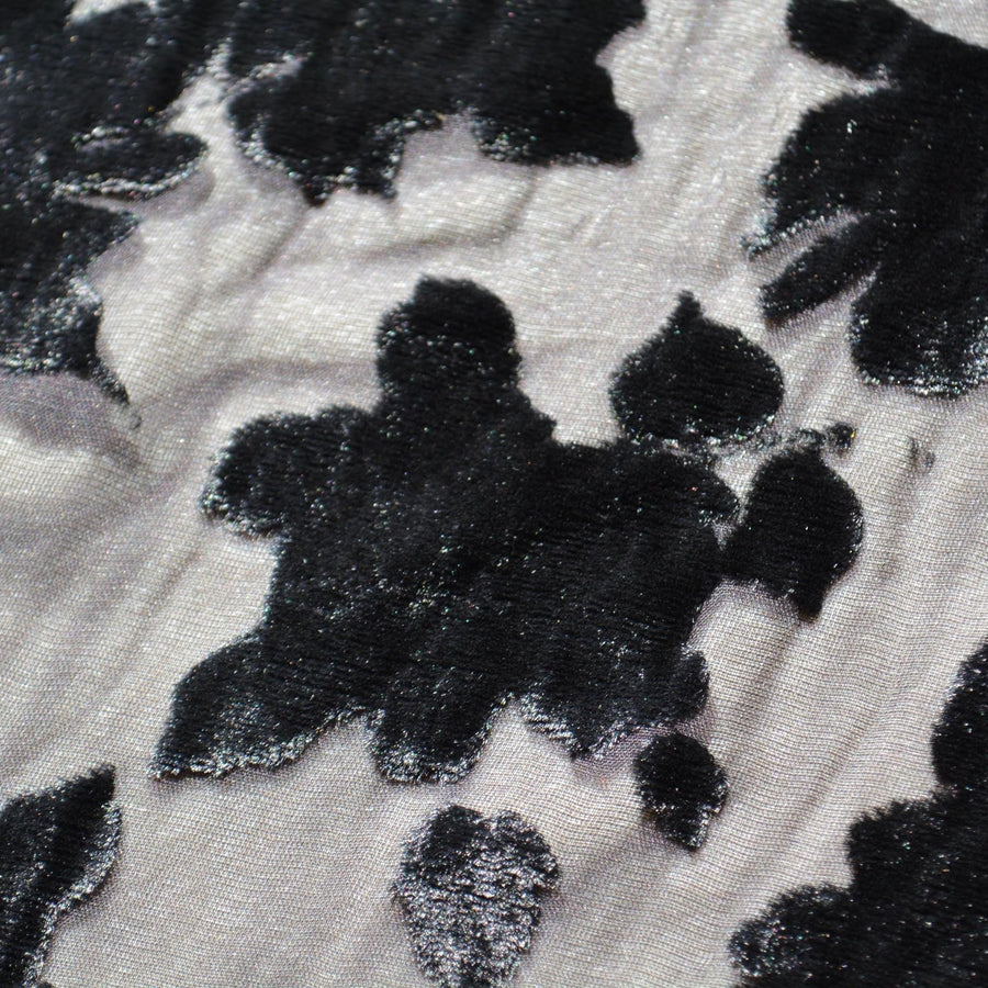 Italian Chiffon Burnout Velvet | Designer Deadstock Andre Lang | Made in Italy |By the Yard