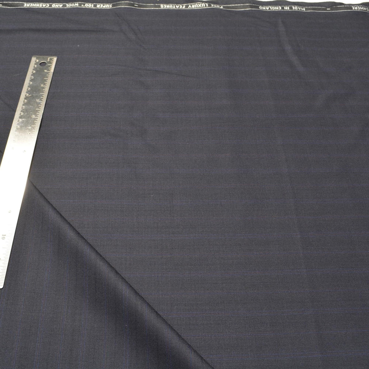 British Cashmere Wool Super 100s Wool Suiting Fabric | made in England | Designer Deadstock | By the Yard