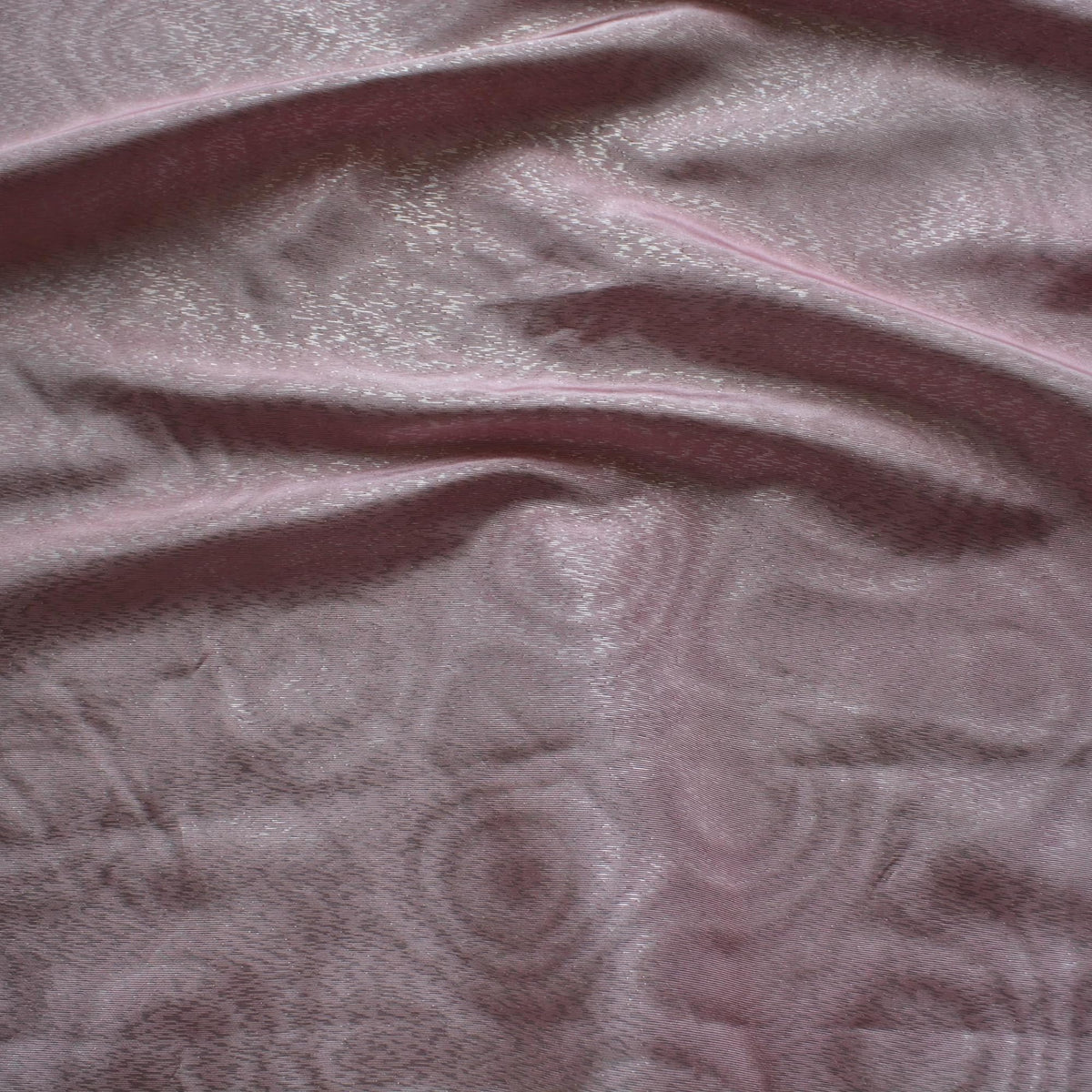 Light Pink Silk Moiré Taffeta Fabric | Watered Silk Taffeta | By the Yard