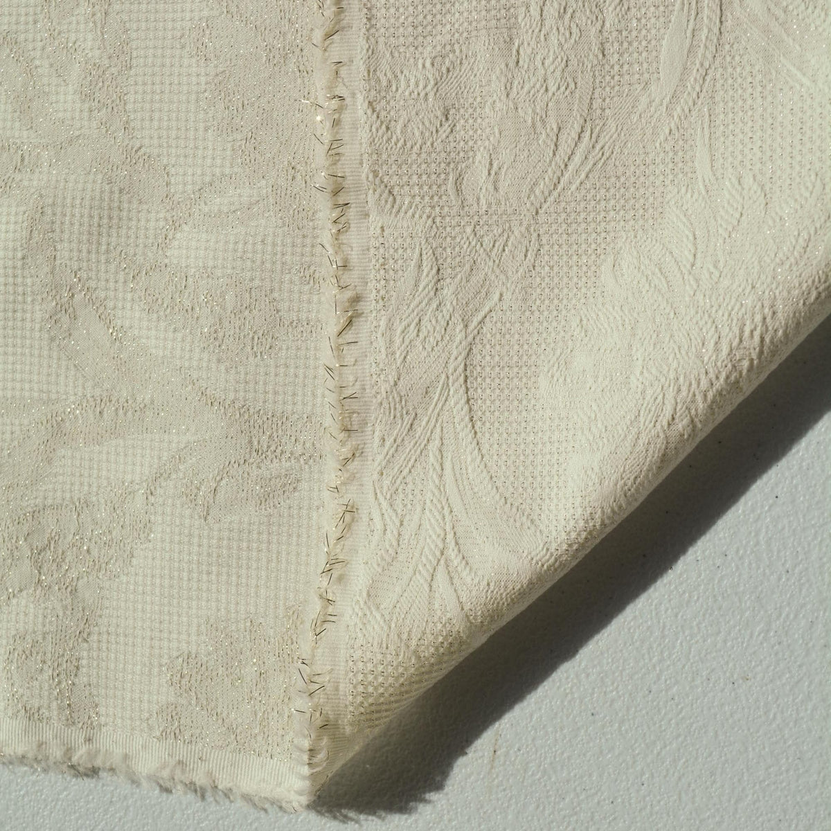 Cotton Wool Blend Brocade Fabric | Upholstery Fabric & Home Decor Textile | Curtain, Drapery, Pillow | By the Yard