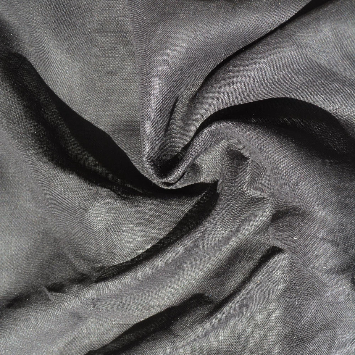 Black | 100% linen | Linen | Designer Deadstock | By the Yard