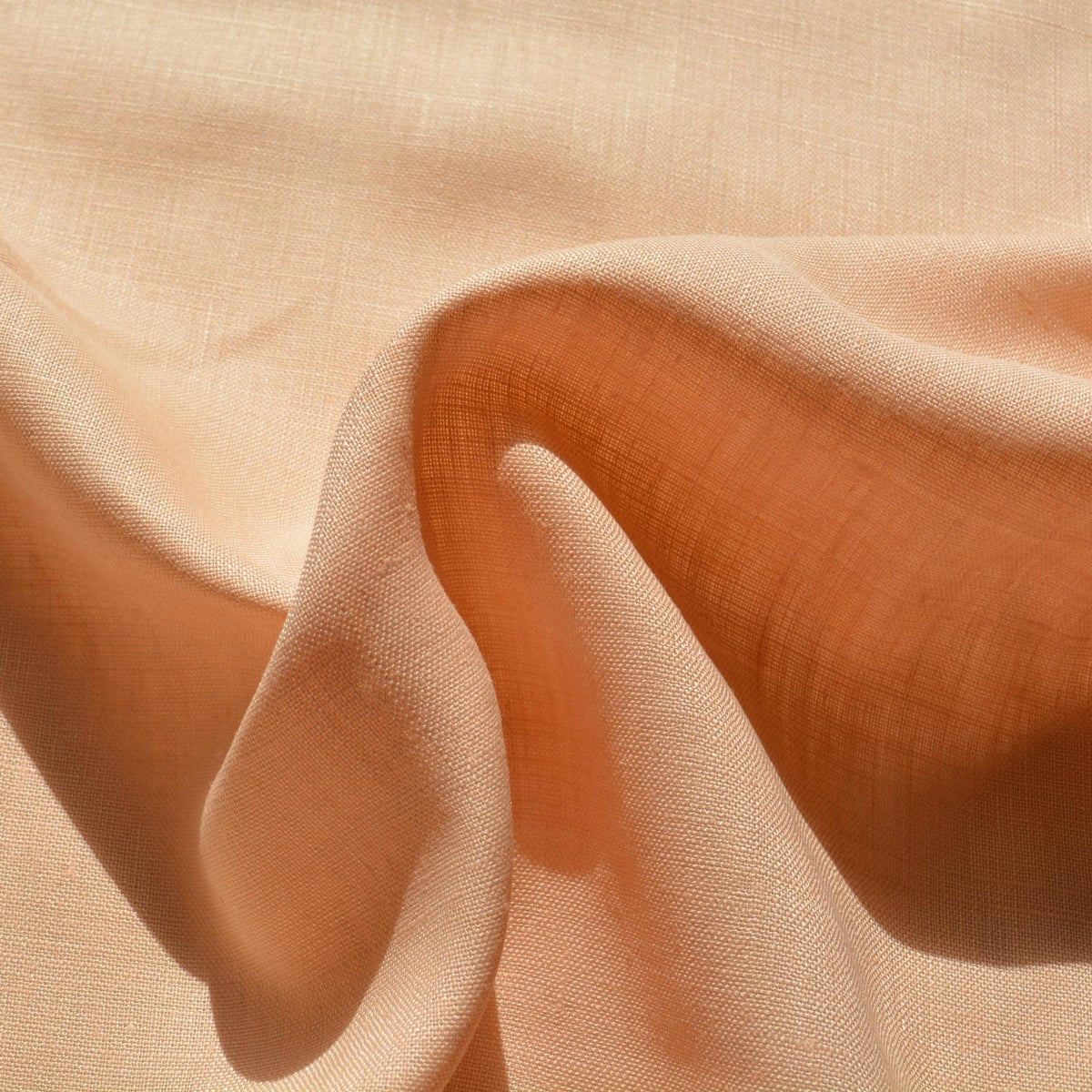 100% Linen Fabric Light peach 46" Wide Dressmaking Tailoring | By the Yard