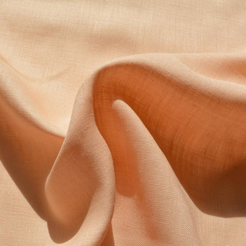 100% Linen Fabric Light peach 46" Wide Dressmaking Tailoring | By the Yard