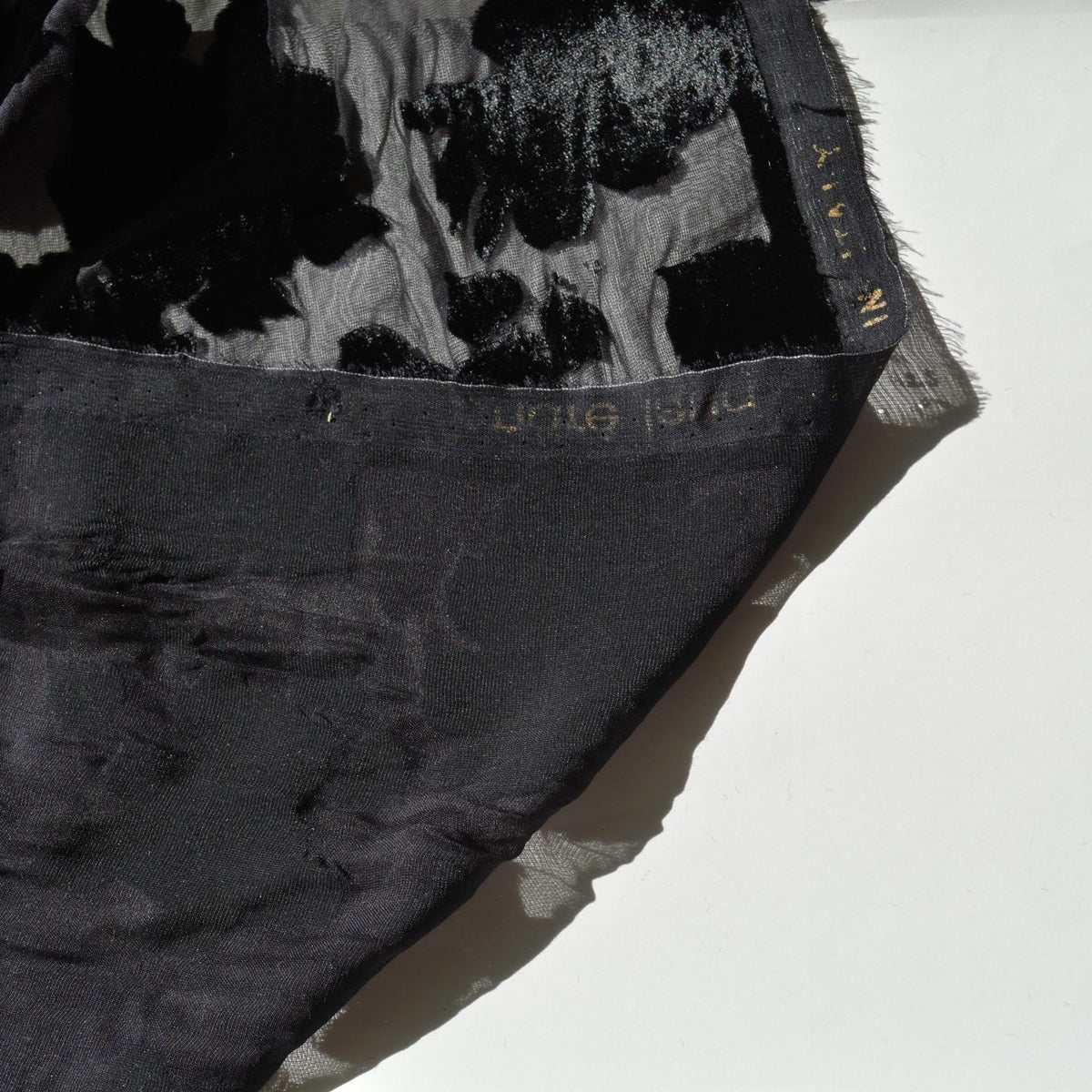 Italian Chiffon Burnout Velvet | Designer Deadstock Andre Lang | Made in Italy |By the Yard