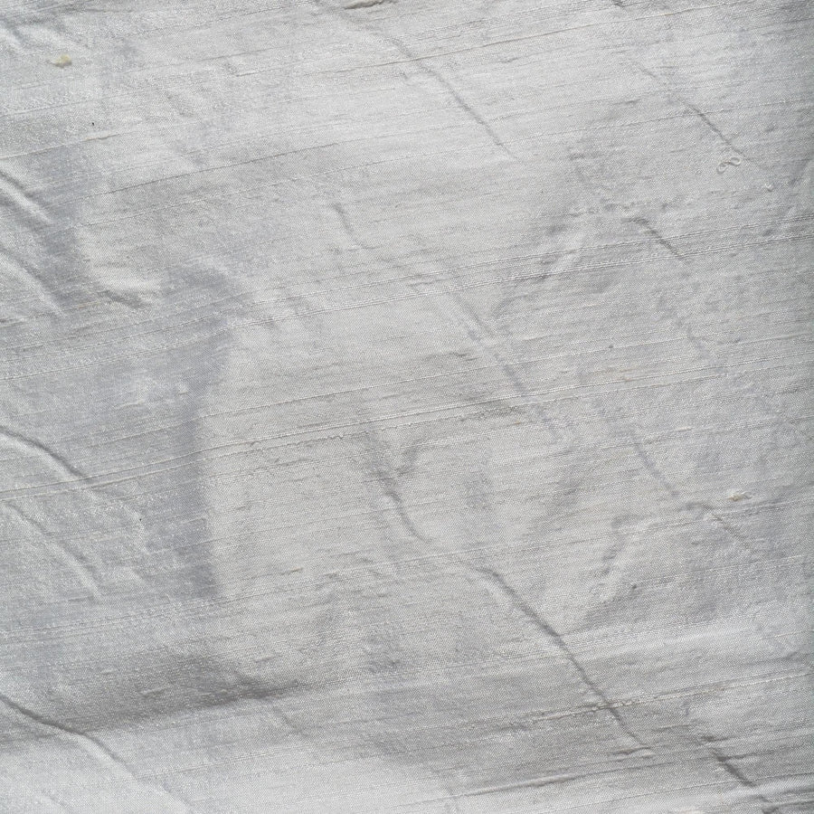 Silk Dupioni Fabric White 46" Wide Luxury Fabric | By the Yard