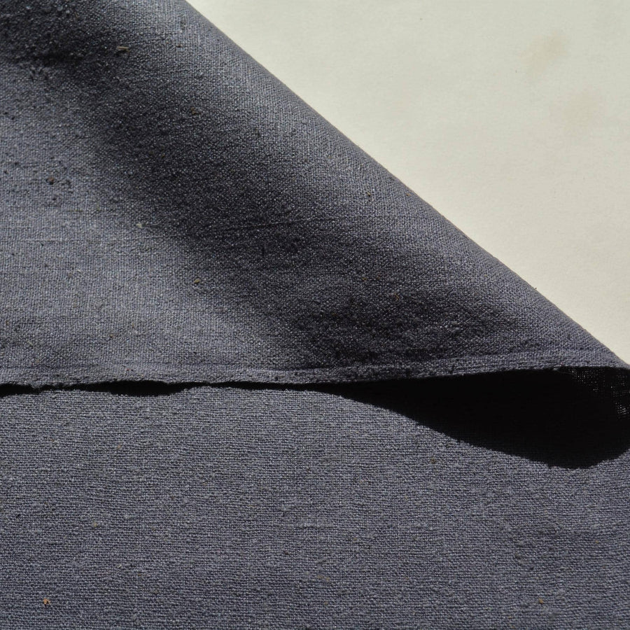 Silk Noil Fabric | 100% Raw Silk Striped Weave, 35.5" Wide | Natural Sustainable Apparel & Sewing Fabric | By the Yard