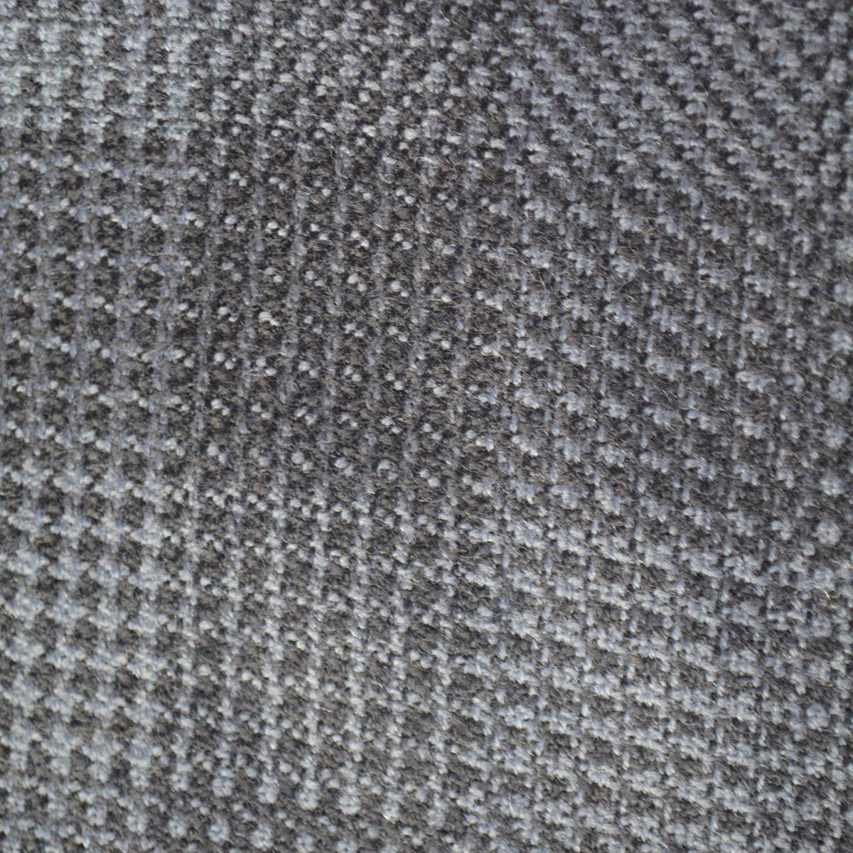European Pure Wool Dark Navy Melange Wool Tweed Fabric 59" | By the Yard