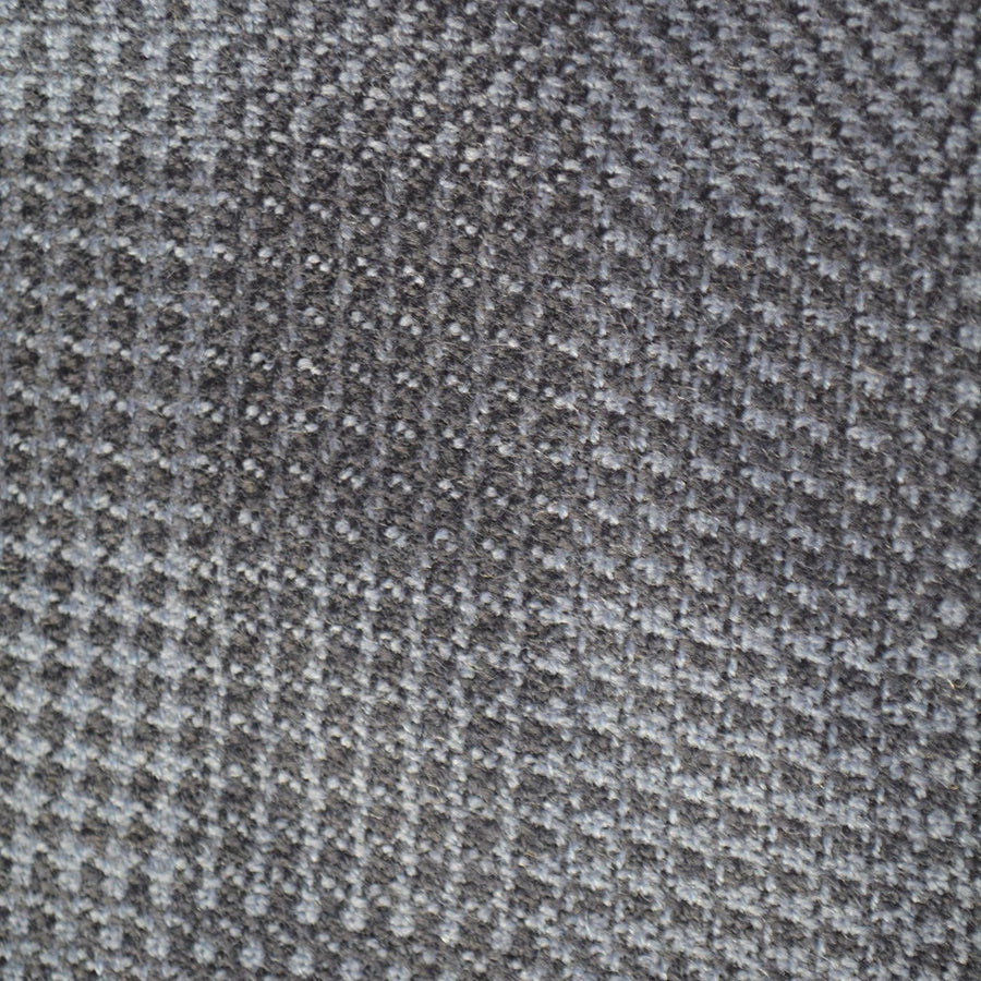 European Pure Wool Dark Navy Melange Wool Tweed Fabric 59" | By the Yard