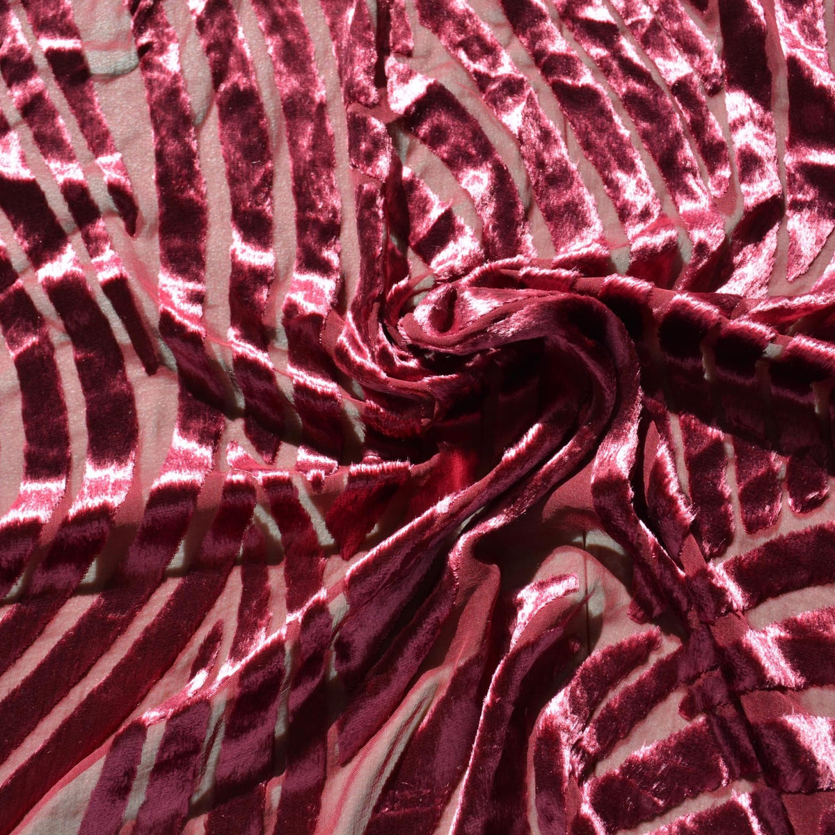 Purple | 100% silk | Velvet Burnout | Designer Deadstock | Velvet |By the Yard