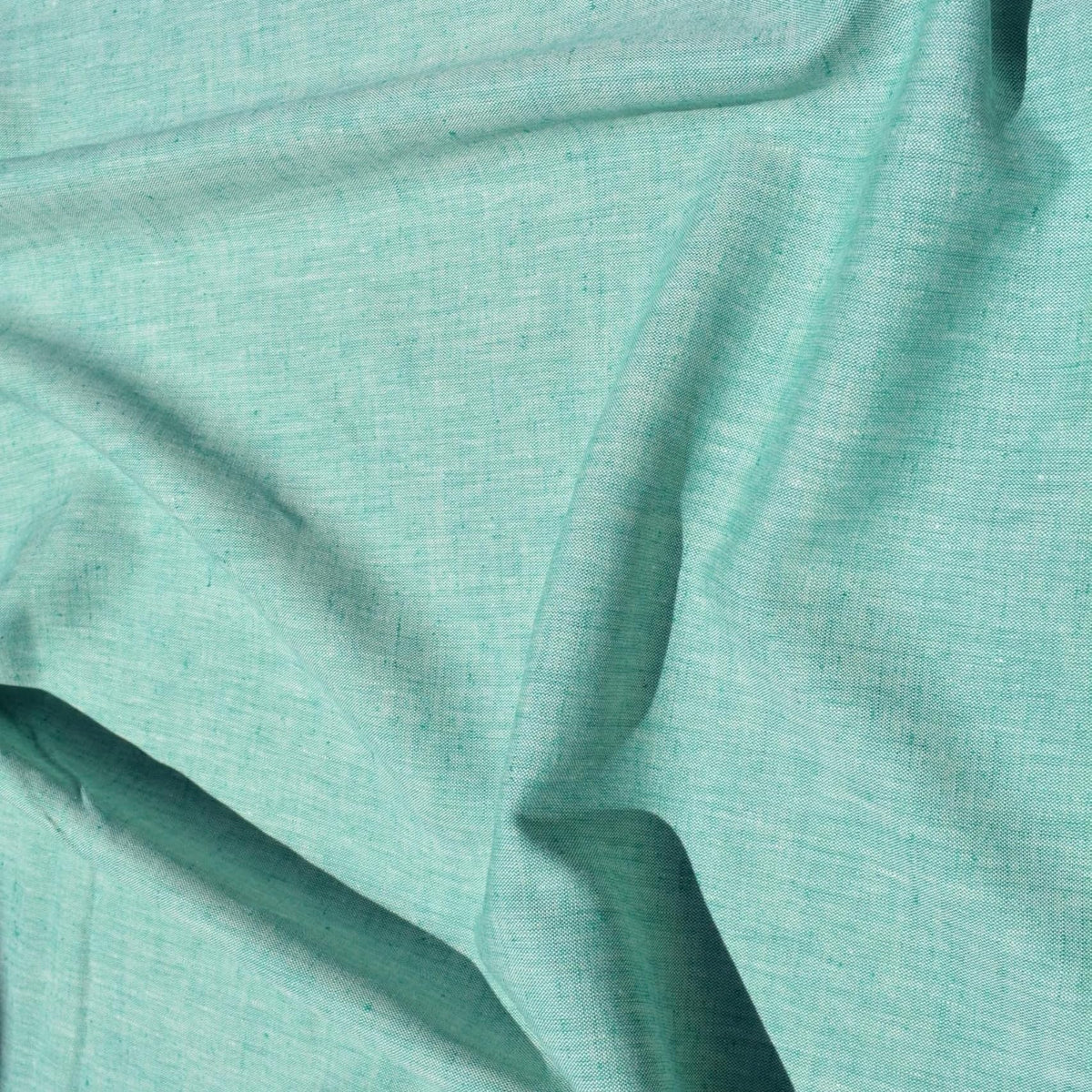 Light Green Linen Fabric | 100% Midweight Linen Solid Weave 60" Wide | Linen Yardage for Clothing, Summer Dresses, Home 
