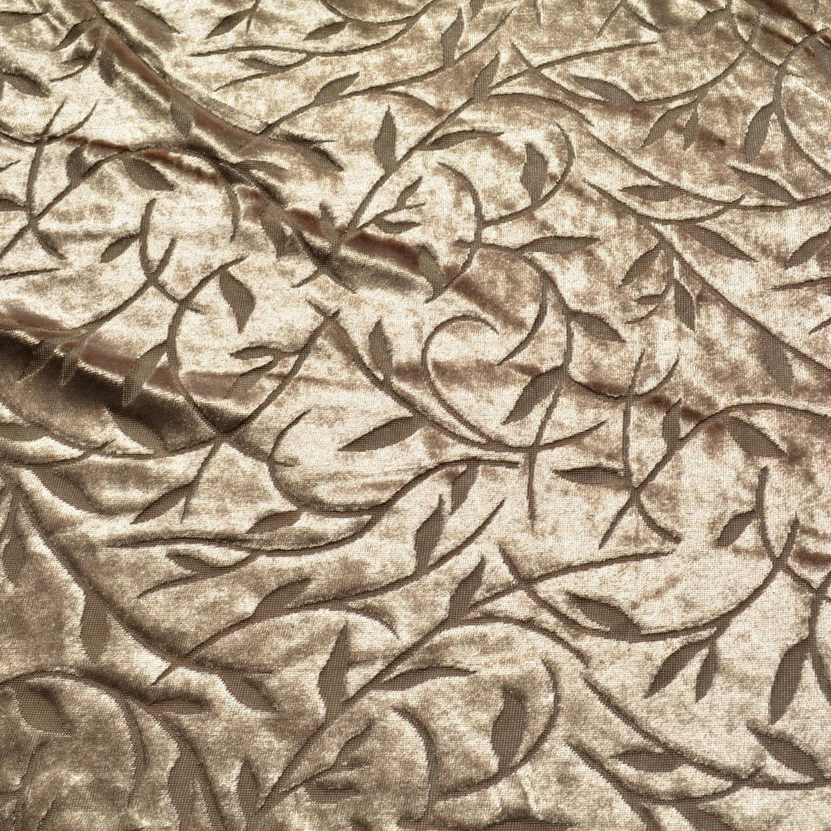 Gold Silk Jersey Knit | Velvet Fabric | Designer Deadstock Yardage |By the Yard