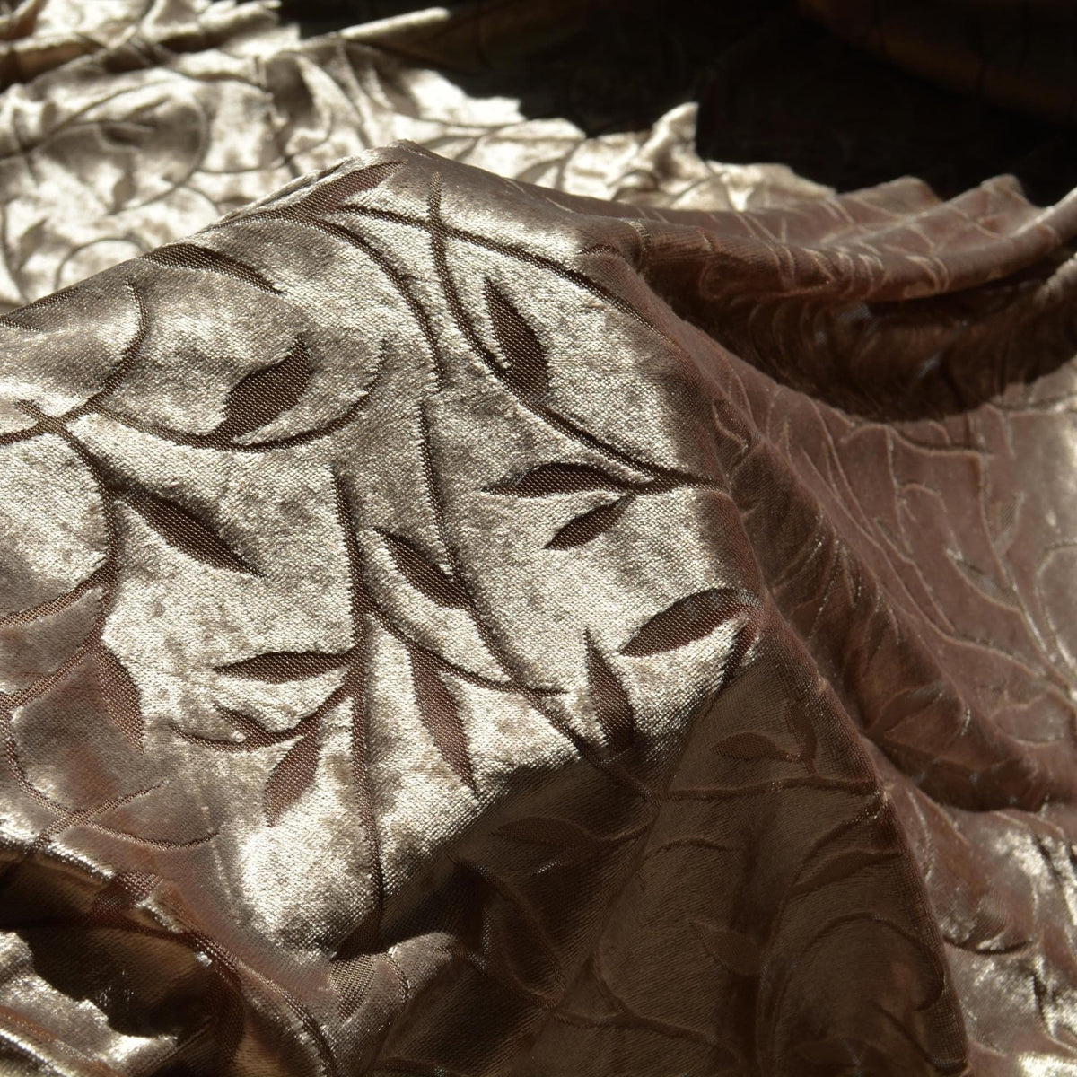 Gold Silk Jersey Knit | Velvet Fabric | Designer Deadstock Yardage |By the Yard