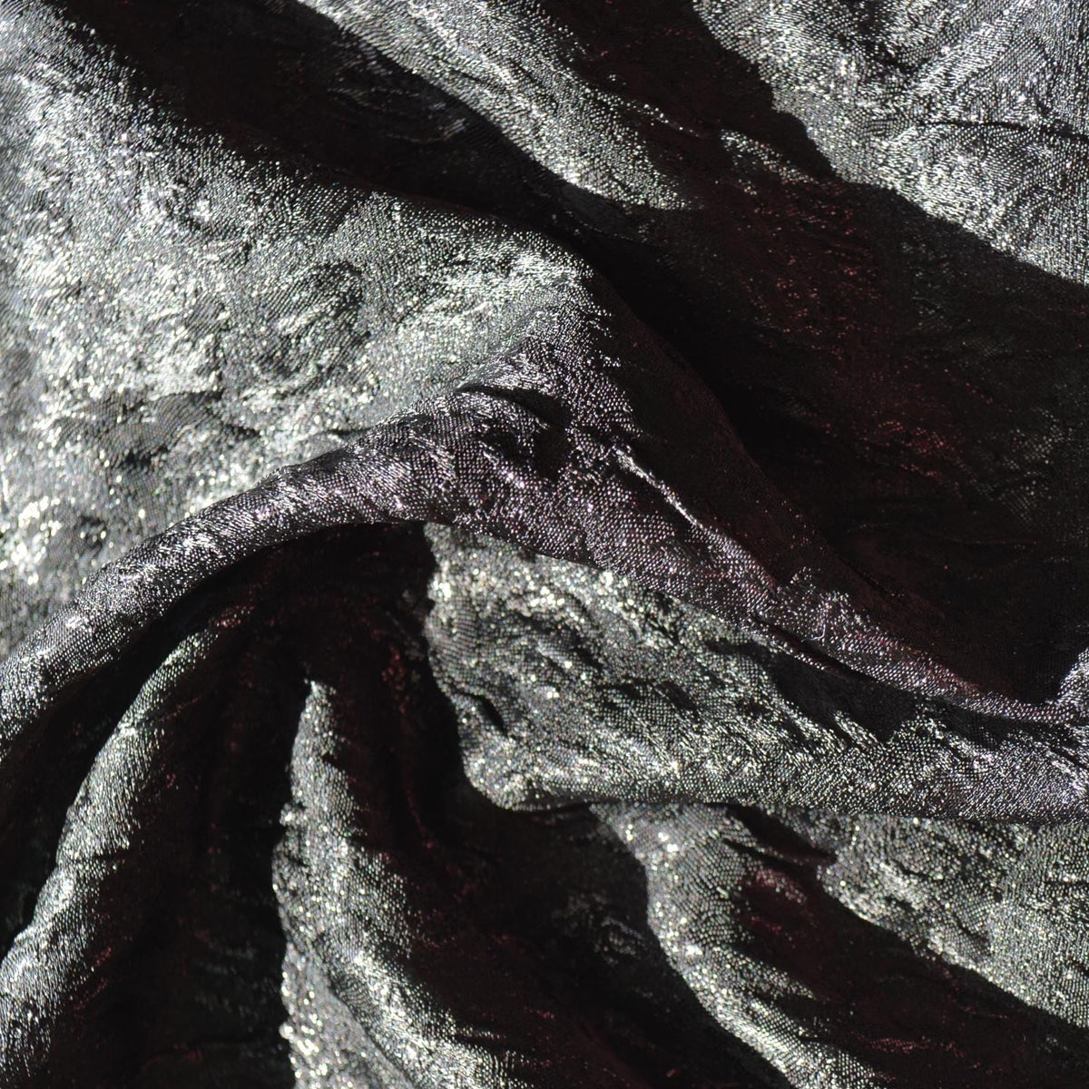100% Silk Embroidered Silk Fabric Black Embroidered 45" Wide Luxury Fabric Sewing | By the Yard