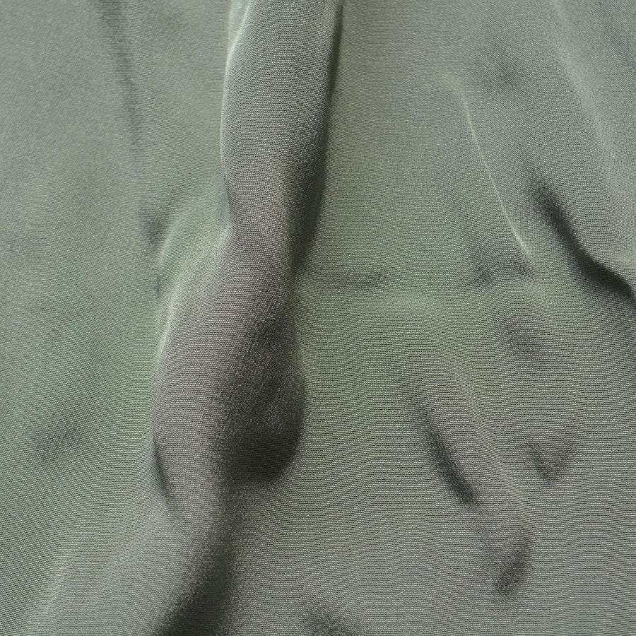 Silk Crepe Fabric Seafoam green 44" Wide Luxury Fabric | By the Yard