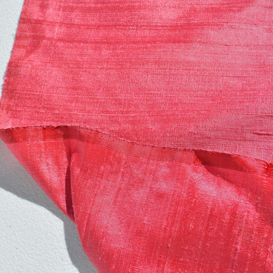 Silk Dupioni Fabric | Pink | Luxury Designer Textile |By the Yard