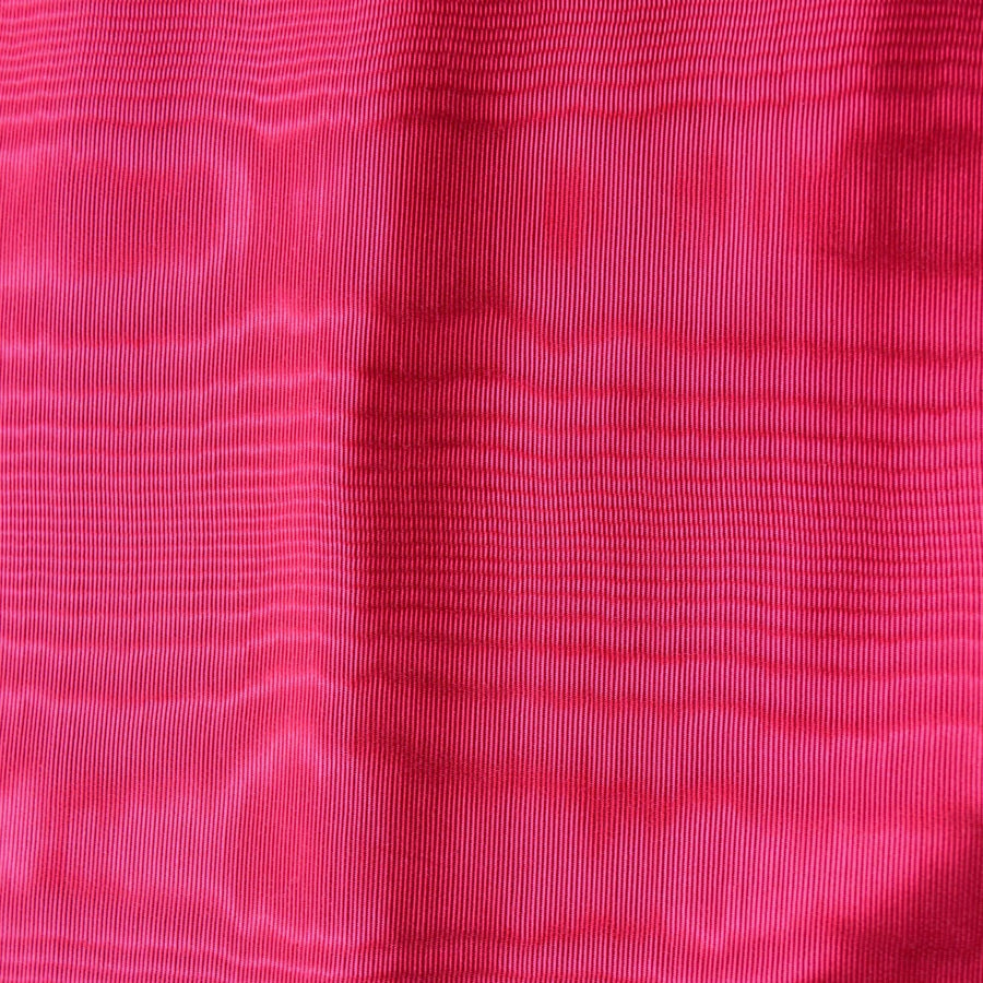 Italian Heavyweight Silk Moiré Taffeta Fabric | Pink Silk Watered Taffeta | By the Yard