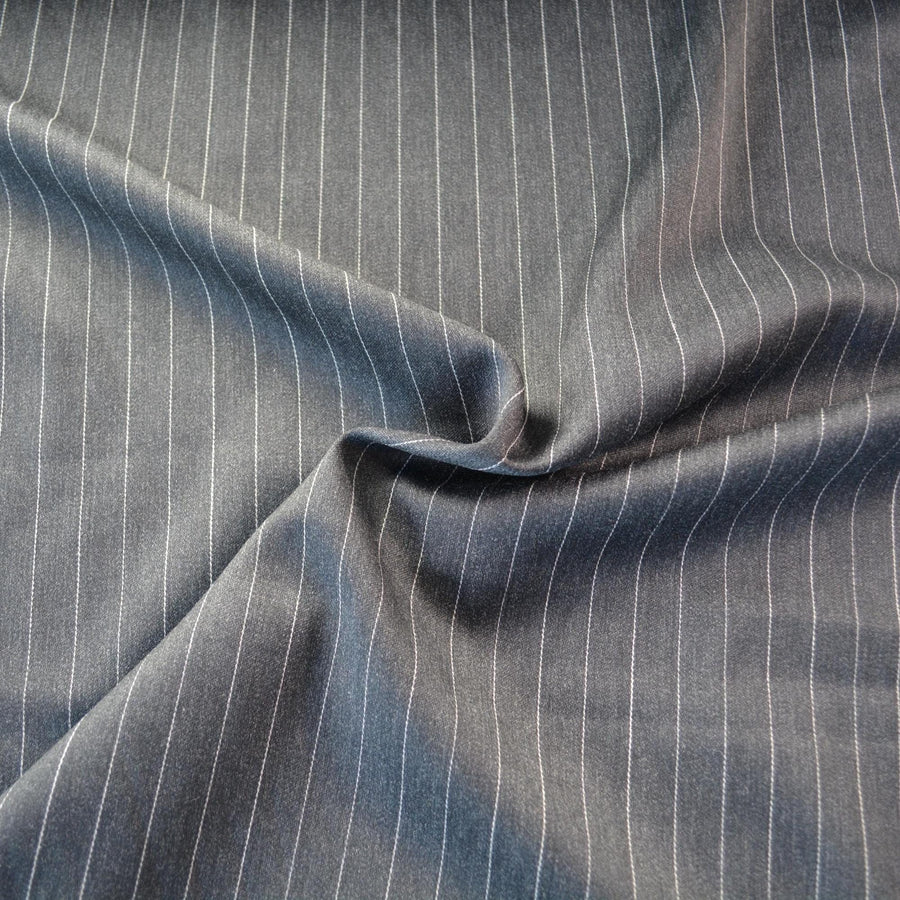 European Pure Wool | Wool Suiting | Gray |By the Yard