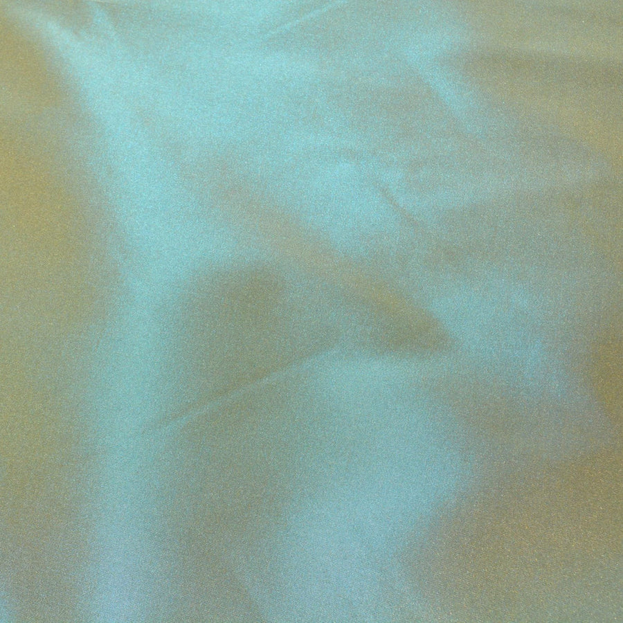 Silk Taffeta Fabric Blue and gold Two-tone 60" Wide Luxury Fabric | By the Yard