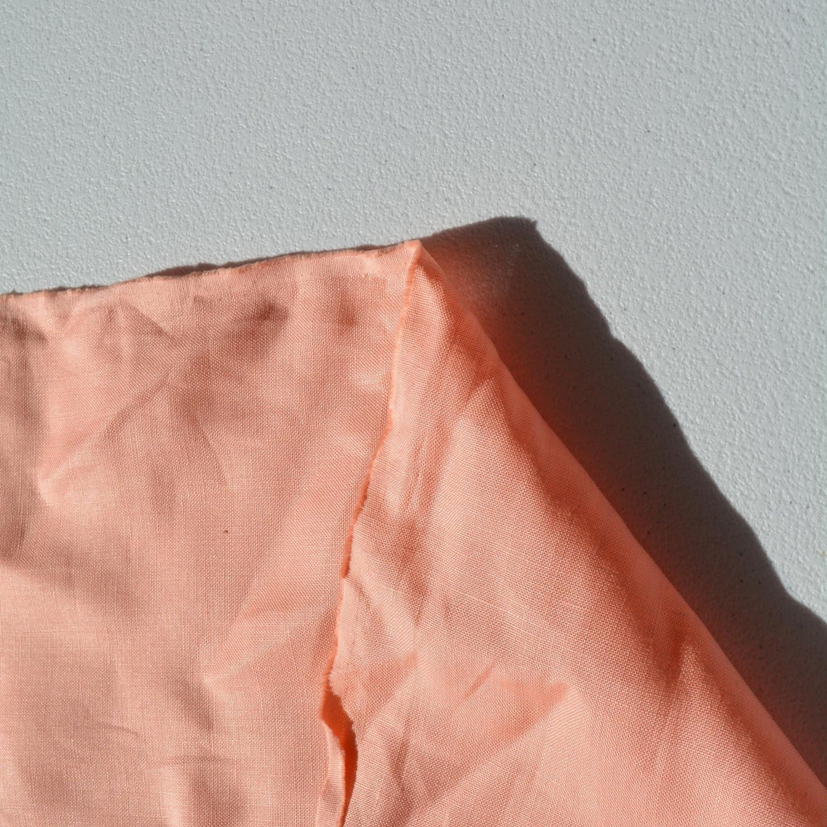 100% Linen Fabric pink coral 59" Wide Dressmaking Tailoring | By the Yard