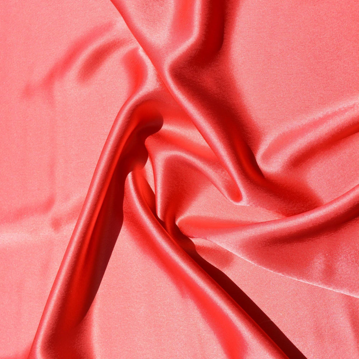 Crepe Back Satin Fabric | Pink Mid-Weight Designer Deadstock | Dresses, Blouses, Special Occasion | By the Yard