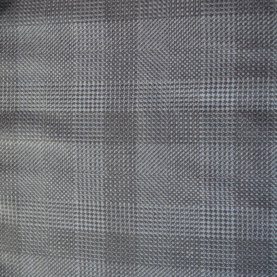 European Pure Wool Dark Navy Melange Wool Tweed Fabric 59" | By the Yard