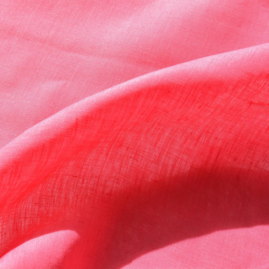 100% Linen Fabric Pink Barbie pink 55" Wide Dressmaking Tailoring | By the Yard