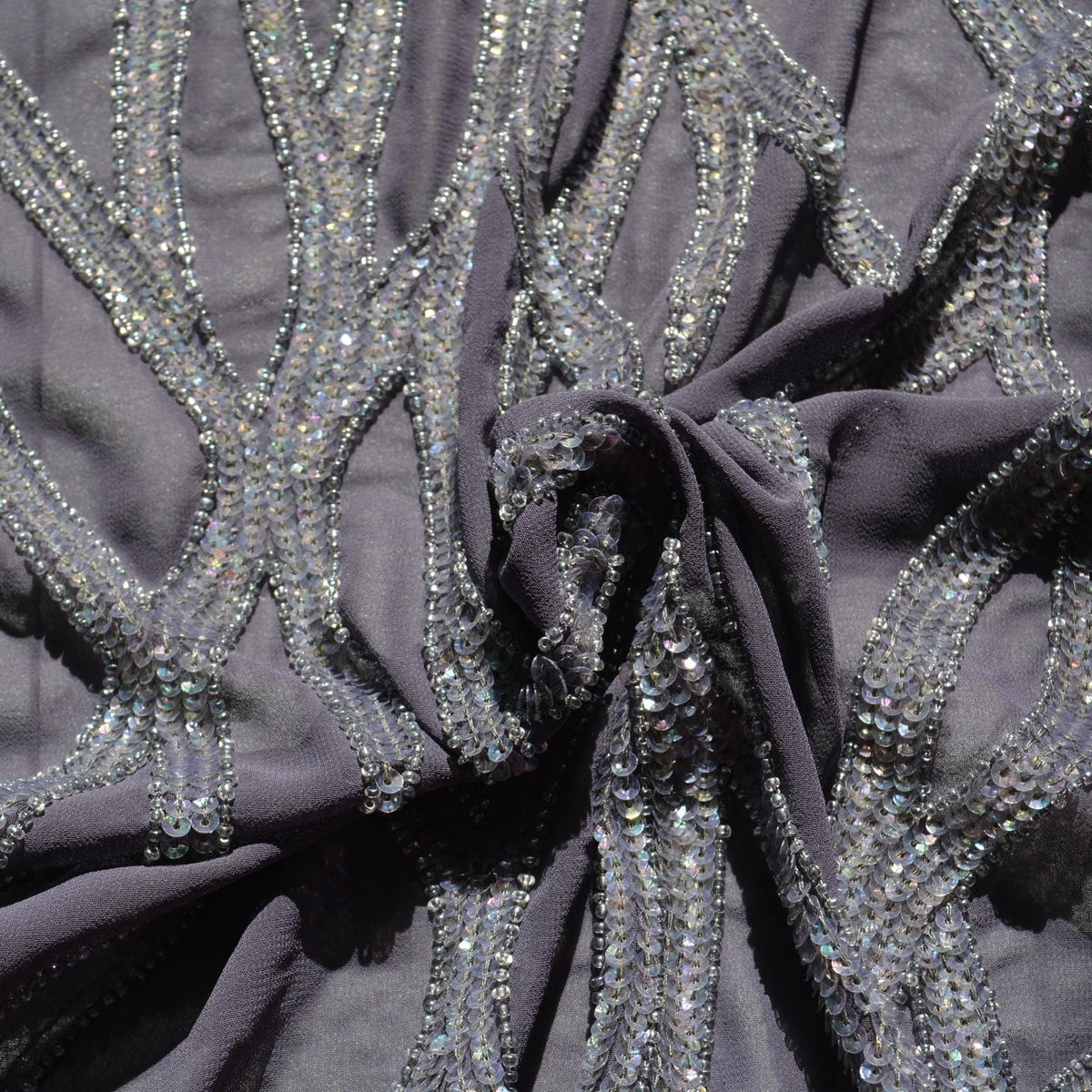 Polyester Specialty Fabric Assorted Embroidered fabric 40" Wide Luxury Fabric Sewing | By the Yard