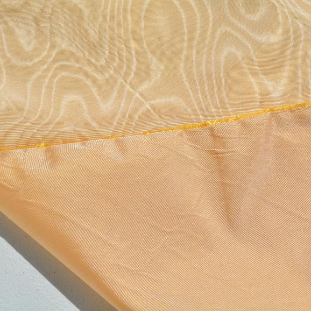 Yellow Acetate Moiré | By the Yard