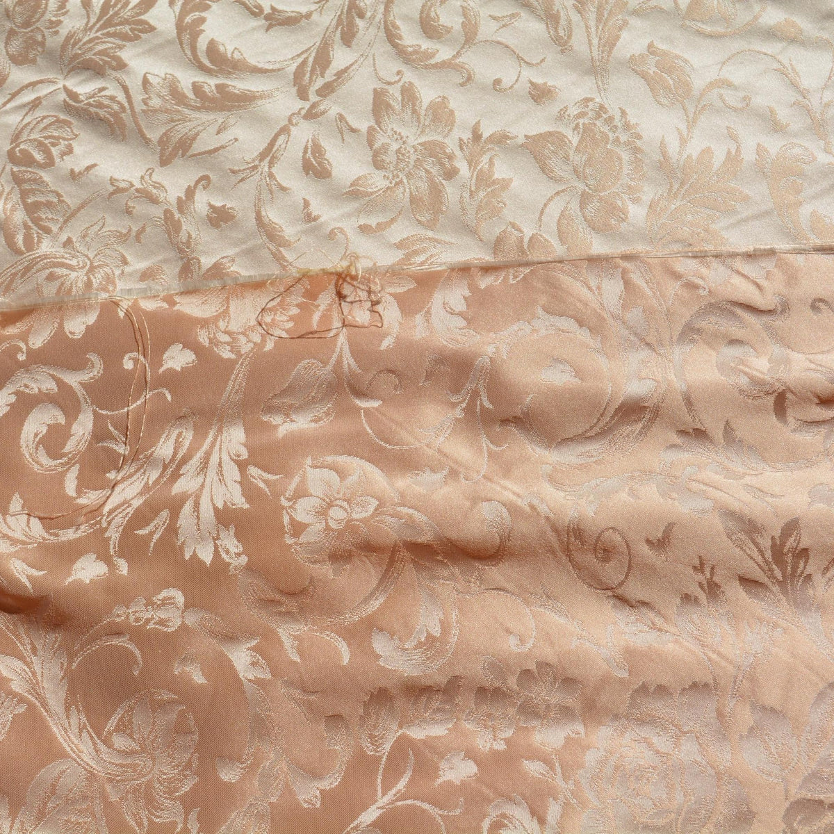 100% Silk Jacquard Fabric | Silk Double-sided Light pink | Luxury Bridal & Dressmaking Designer Fabric |By the Yard