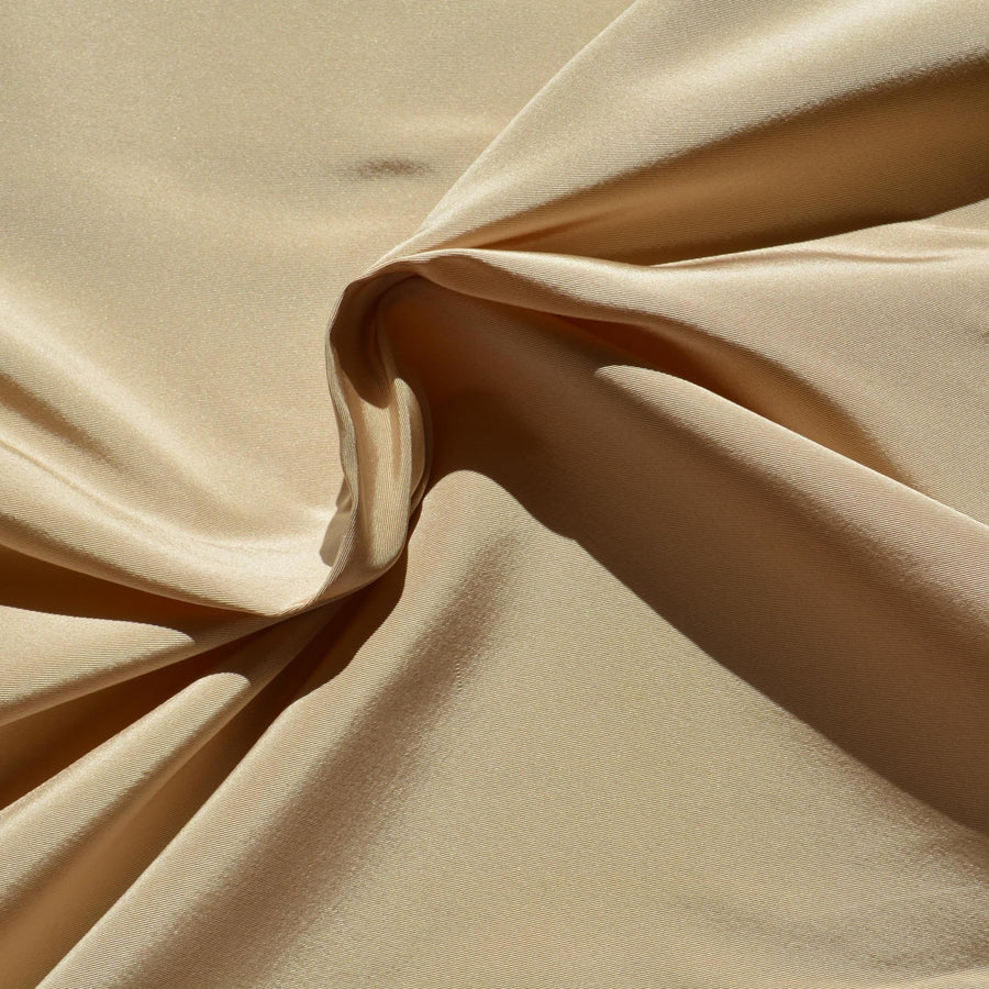 Silk Faille Fabric Beige 55" Wide Luxury Fabric | By the Yard