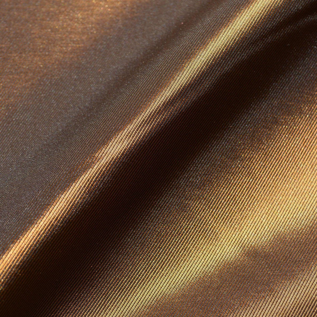 Gold Two-Tone Faille Taffeta Fabric | Designer Deadstock | By the Yard