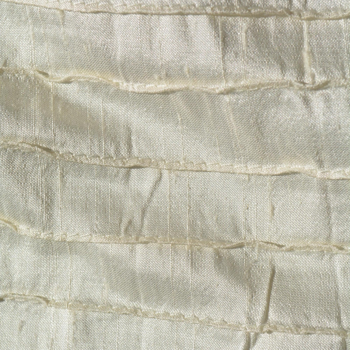 Silk Dupioni Fabric White 44" Wide Luxury Fabric | By the Yard