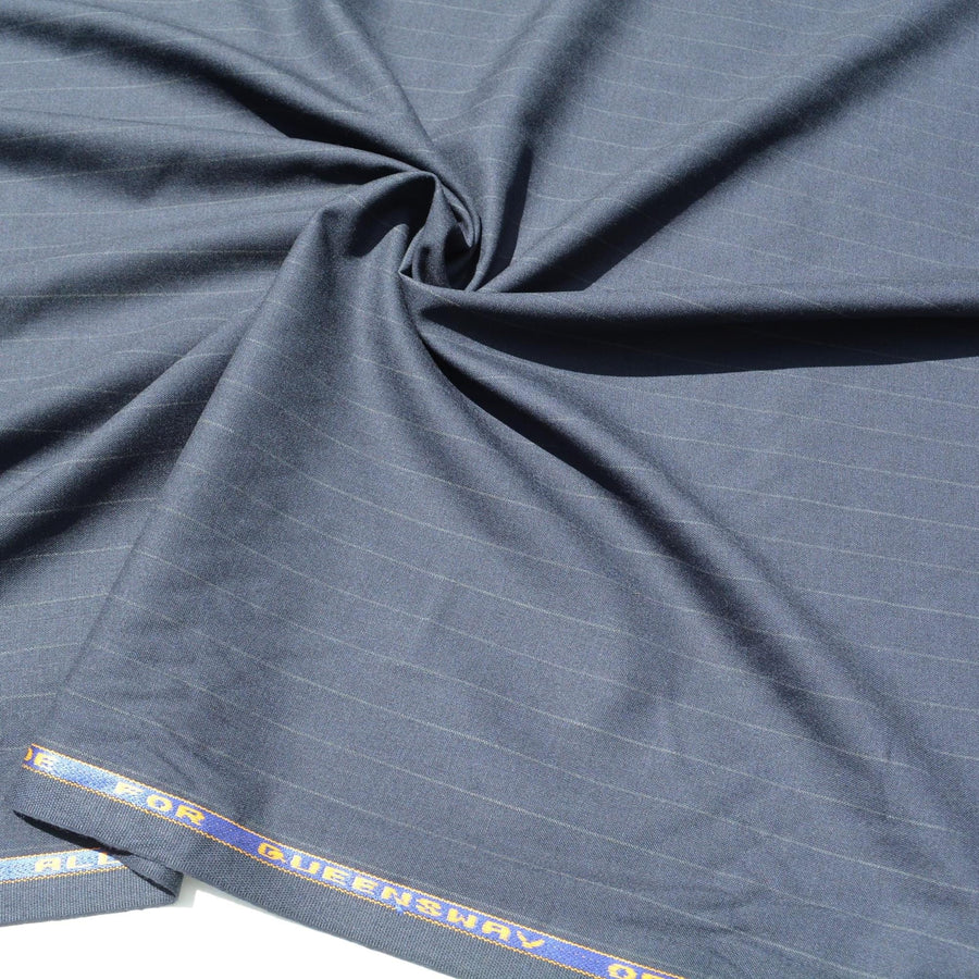 British Tasmanian Super 100s Wool Suiting Fabric | Made for Queensway England | Designer Deadstock | By the Yard