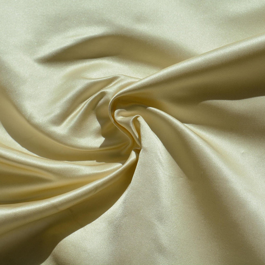 100% Silk Duchess Satin Fabric Cream Heavyweight Bridal 48.5 Inch Usable | By the Yard