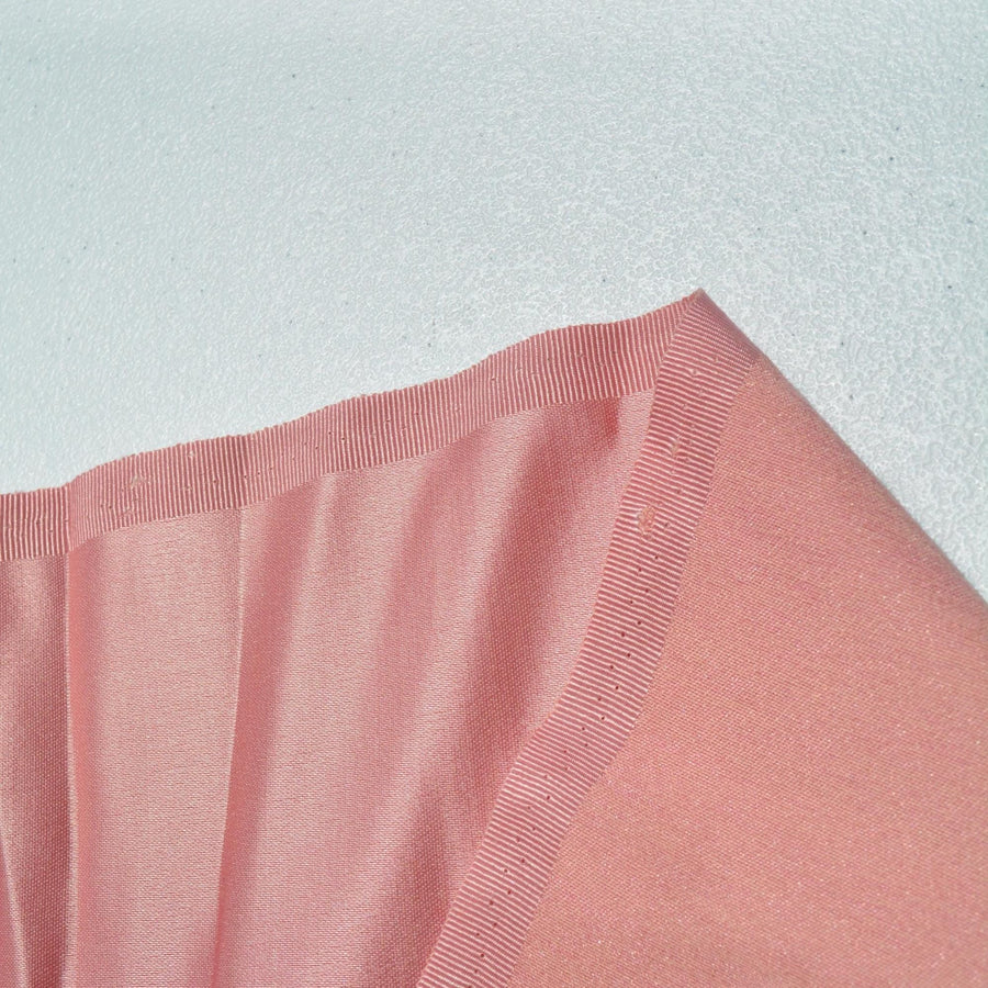 Pure Silk Crepe Back Satin Fabric | Pink Heavyweight Designer Deadstock | Dresses, Blouses, Special Occasion | By the Yard