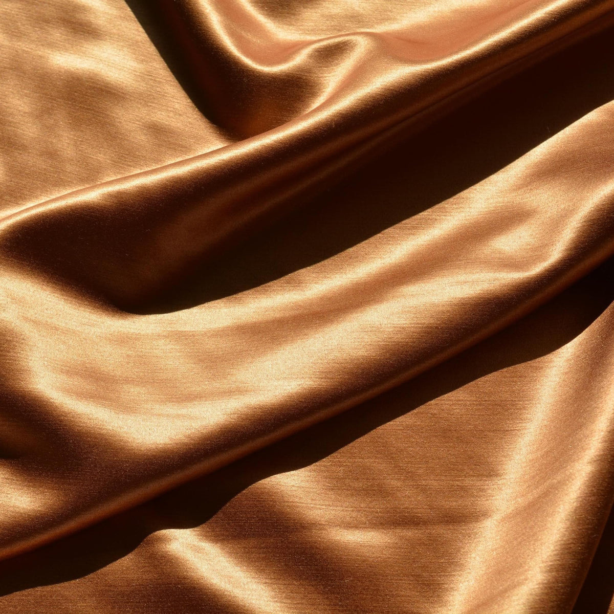 Silk Satin Fabric Gold 46" Wide Luxury Fabric | By the Yard