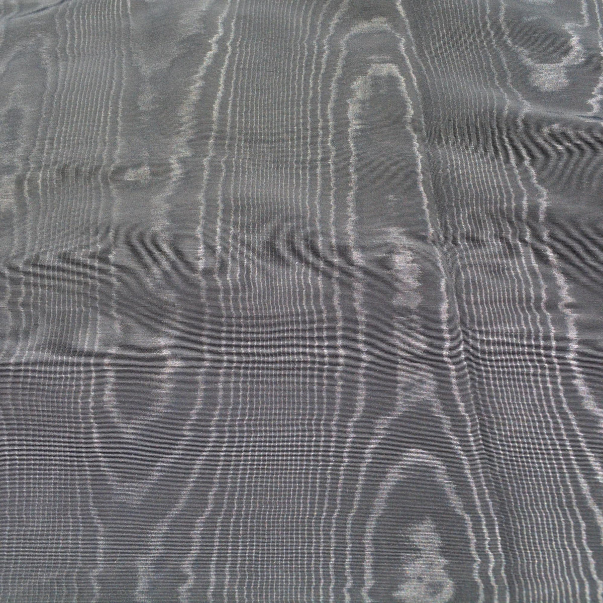Black Moiré — OEKO-TEX Recycled, 1 Yard