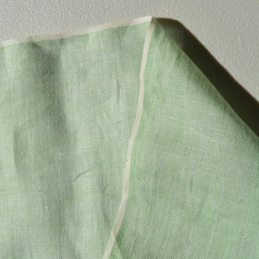 Light green | 100% linen | Linen | Designer Deadstock | By the Yard