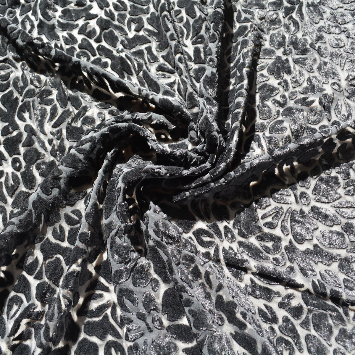 Andre Lang Velvet Burnout Fabric | Designer Deadstock |By the Yard