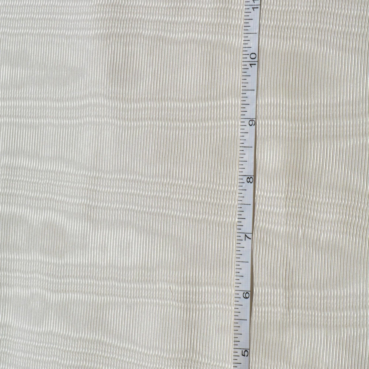 White 100% Silk Moiré | By the Yard
