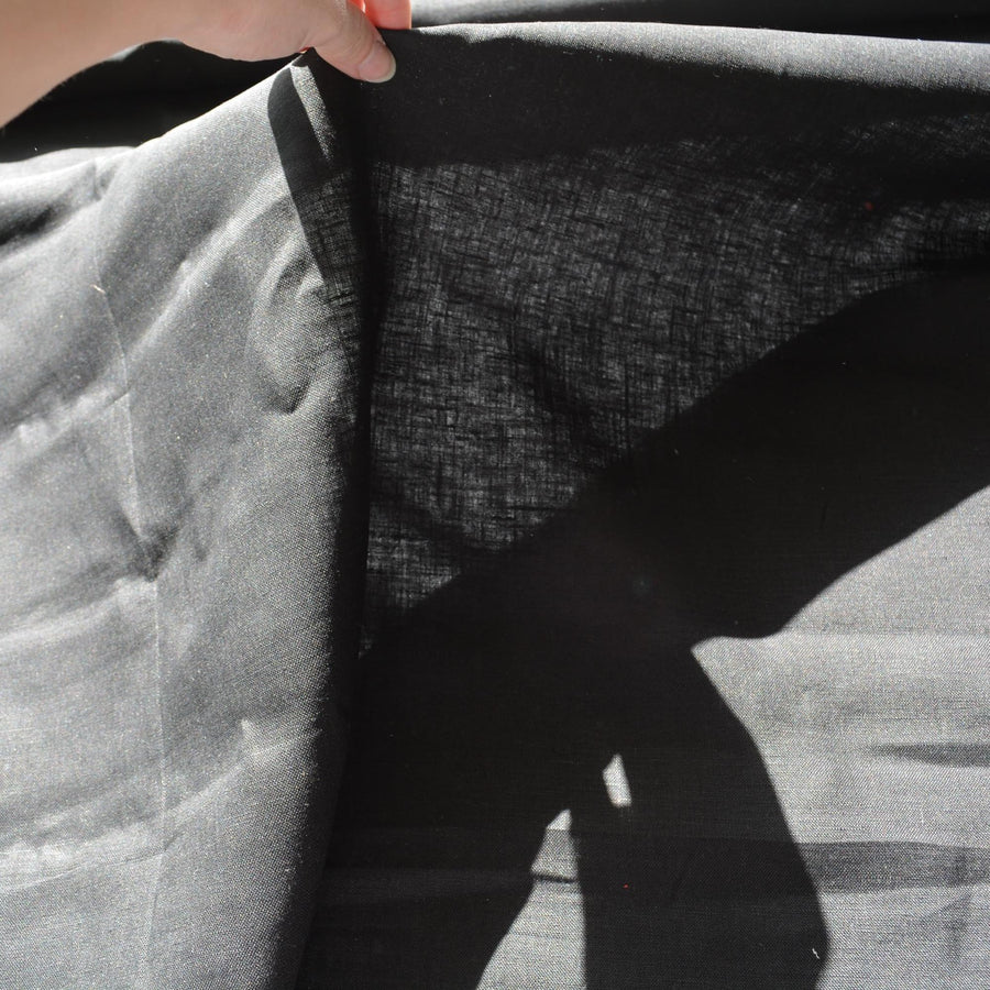 100% Linen Fabric Black 58" Wide Dressmaking Tailoring | By the Yard