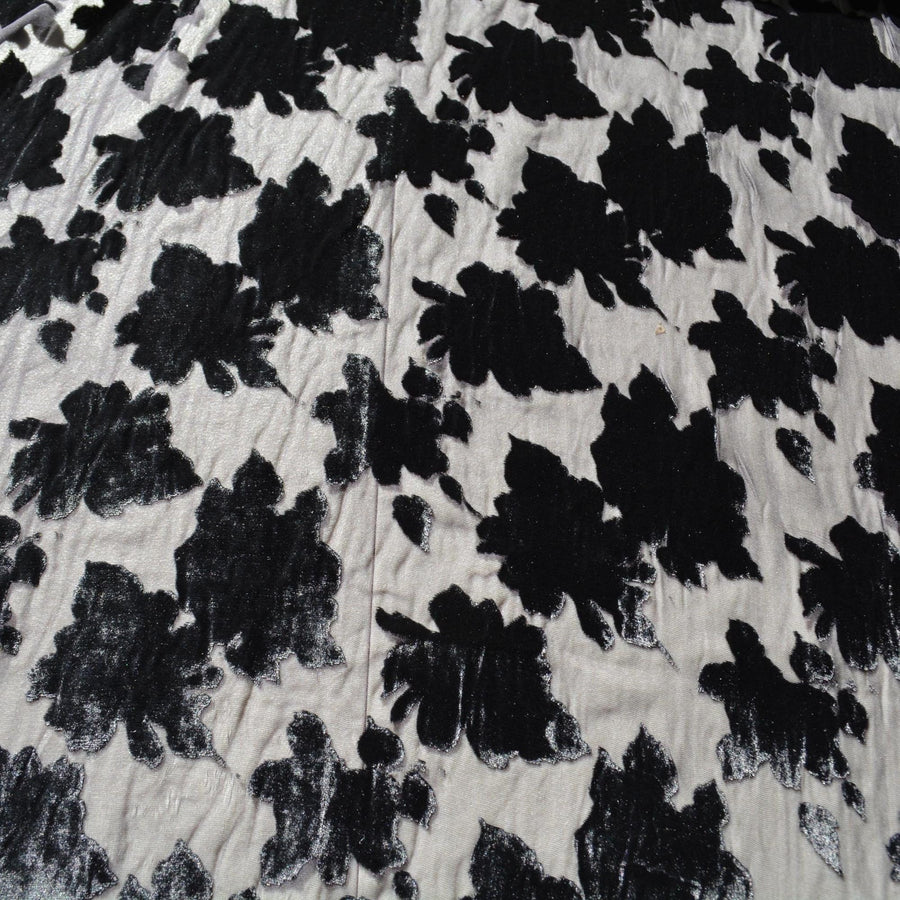 Italian Chiffon Burnout Velvet | Designer Deadstock Andre Lang | Made in Italy |By the Yard