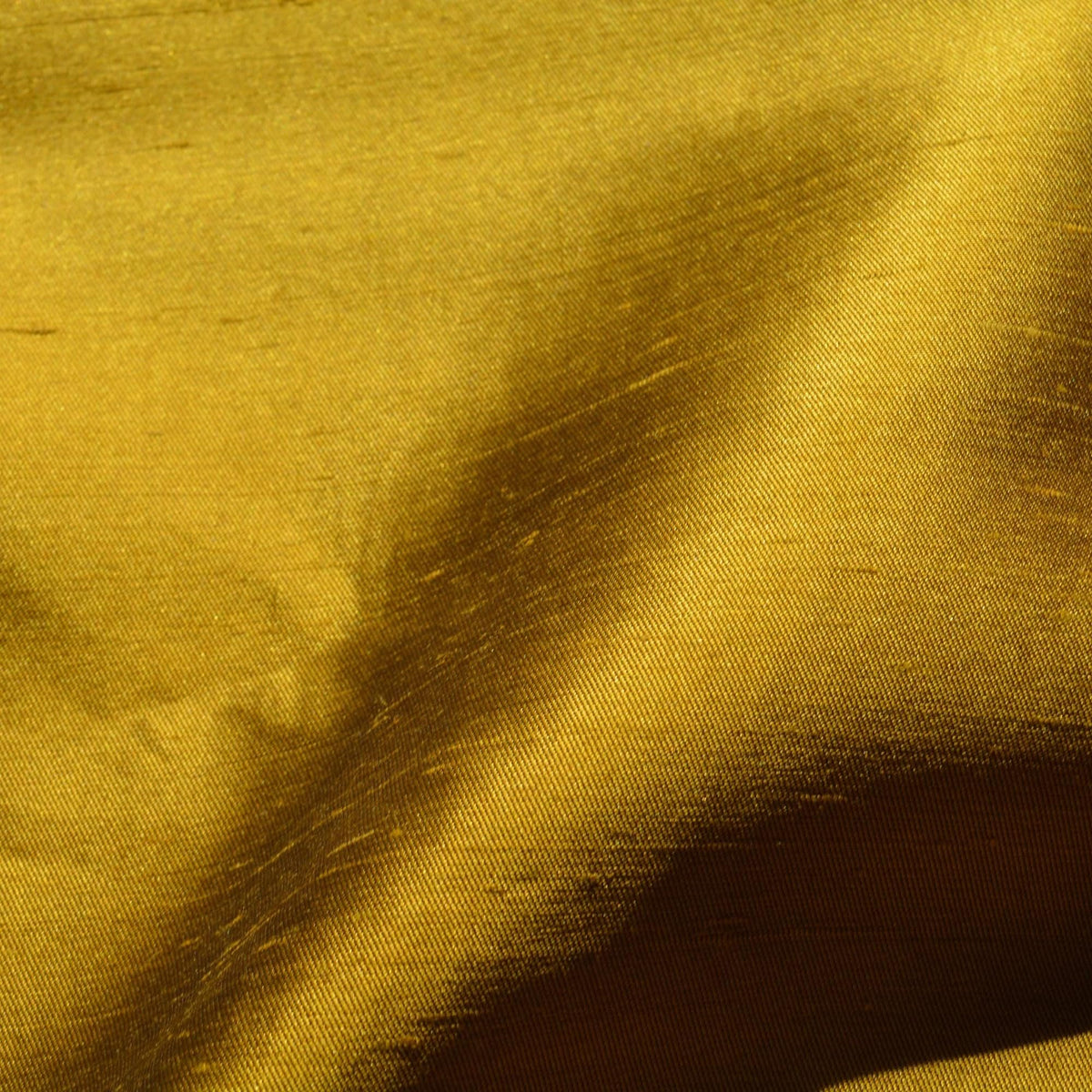 Silk Dupioni Fabric Yellow and black Two-tone 54" Wide Luxury Fabric | By the Yard